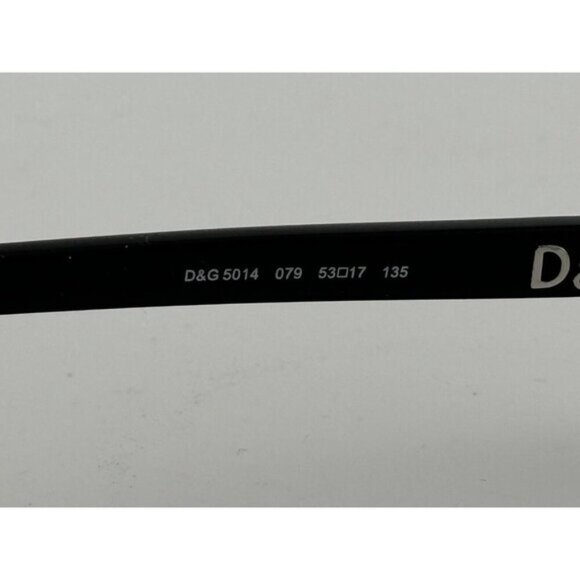 Dolce & Gabana DG5014 079 Black Eyeglasses Frames 53-17-135 - Picture 6 of 10